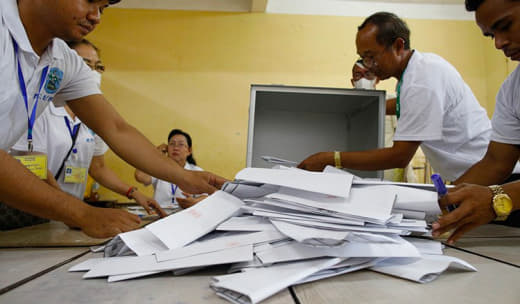 柬埔寨大选结果更新，柬媒根据最新的计票数据报道称：洪森领导的人民党将获...