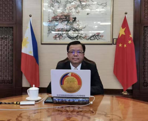中国驻菲律宾大使：祝贺菲律宾已经有效控制住新冠疫情！