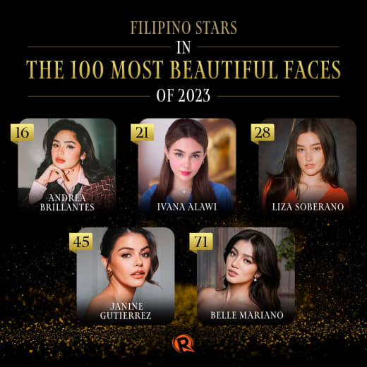 2023最美面孔榜单五名菲律宾女子入榜!