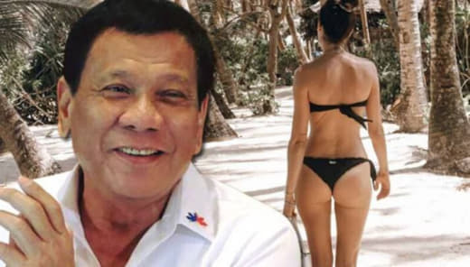 菲律宾总统杜特尔特承诺援助台风灾区，但要先找比基尼女郎！