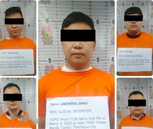 涉嫌非法拘禁中国同胞！5中国公民在菲律宾OKADA赌场酒店被捕！