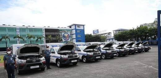 作为菲律宾警察部队现代化计划的一部分，菲律宾国家警察周一接收价值近4亿...