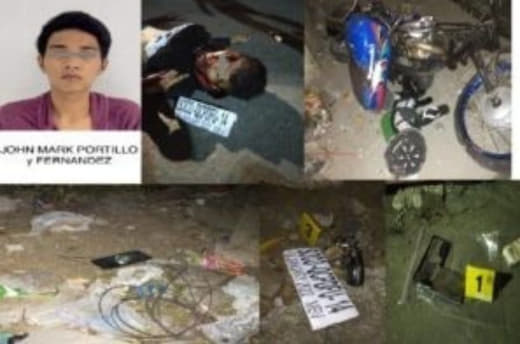 周二深夜，菲律宾奎松市(QuezonCity)一名15岁少年在试图逃避...