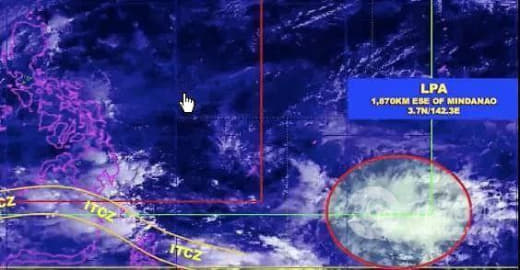 新气旋或于元旦前，逼近棉兰佬岛东部