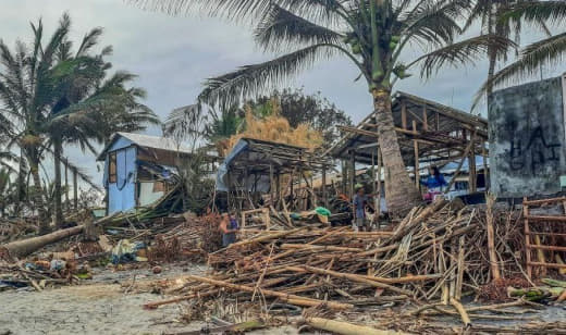 早前，菲国警表示警方尚未确认在台风奥黛特袭击后锡亚高岛和迪纳加特岛发生...