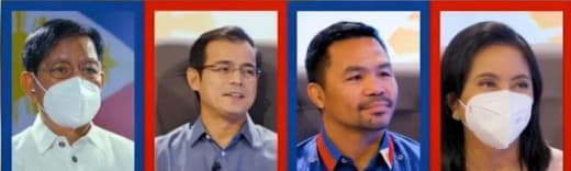 菲律宾媒体GMA周六晚间播出的“访谈总统候选人”节目中，四名总统候选人...