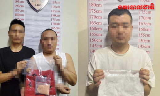 据柬国家警察总署消息：8月24日，西港3名中国男子因涉毒在4分区被抓捕...