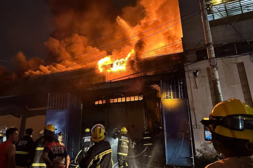 奎松市大火导致仓库损失1500万菲币