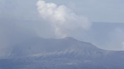 塔尔火山烟雾导致八打雁4个城镇能见度为零