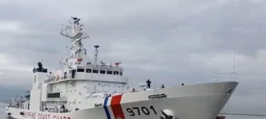 菲律宾海岸警卫队此前采购的两艘97米长多功能响应船(MRRV)的其中一...