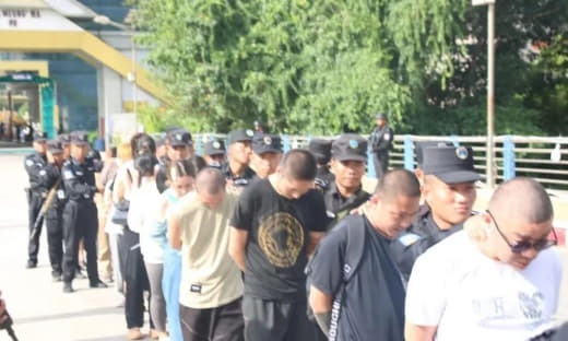 佤邦司法委再次向中方移交209名中国籍犯罪嫌疑人员