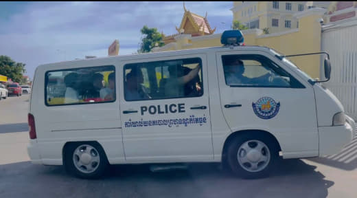 柬埔寨金边涉网赌电诈与绑架的32名中国人被送法院受审