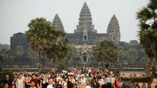 柬埔寨旅游协会主席蔡秀玲女士近日表示，自从柬埔寨放宽入境政策后，预定和...
