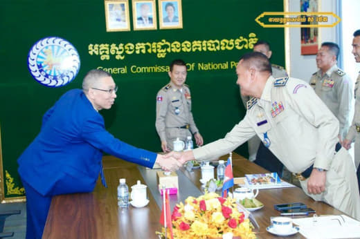 柬中警方将合作抓捕潜逃在柬犯罪分子