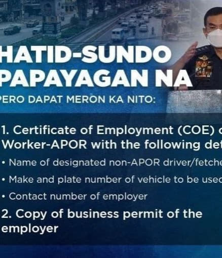 菲律宾警方修改规定允许民众有条件接送亲友上下班