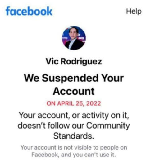 菲律宾小马发言人脸书账号遭禁止访问