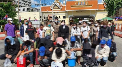 18名泰国人被中国人贩骗至柬埔寨从事电信诈骗，获救时泪流满面……