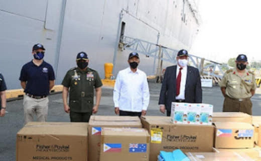 澳大利亚向菲律宾军方提供价值5700万披索抗疫物资