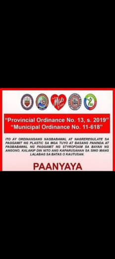 菲律宾黎刹省(Rizal)Angono镇将从下个月开始禁止使用塑料和聚...