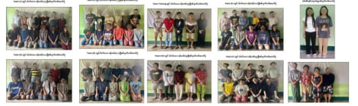 缅甸仰光军警再抓获95名电诈嫌疑人