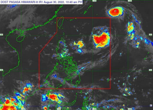 菲律宾气象局(PAG-ASA)周二(8月30日)表示，目前位于菲律宾责...