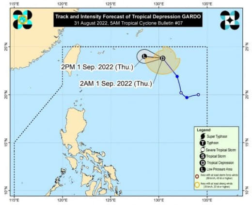 超强台风台风“轩岚诺”(Hinnamnor)于周三下午进入菲律宾责任区...