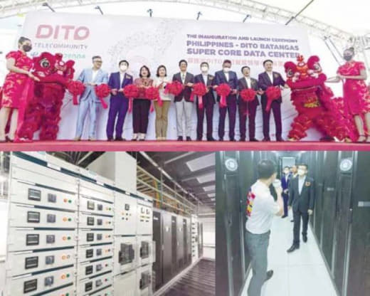 2022年9月6日，菲律宾快速发展的头部电信公司DITO电信于八打雁市...