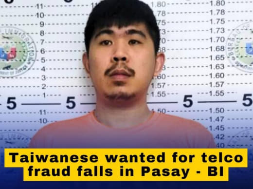 菲律宾移民局在帕赛市抓获一中国电信诈骗通缉犯
