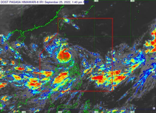 截至周日下午1点，超级台风“卡丁”(菲律宾名：Karding，国际名：...