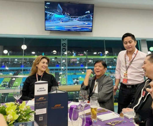 菲律宾总统府至今尚未证实小马赴新加坡观看F1大奖赛报道