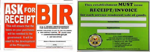 菲律宾厘务局(BIR)提醒，从明年开始，全国范围内的所有零售店和其他机...