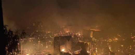 三宝颜市大火导致2000多人无家可归