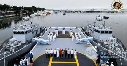 当地时间10月21日，菲律宾海军(PN)报道称，两艘新购入的快速攻击拦...