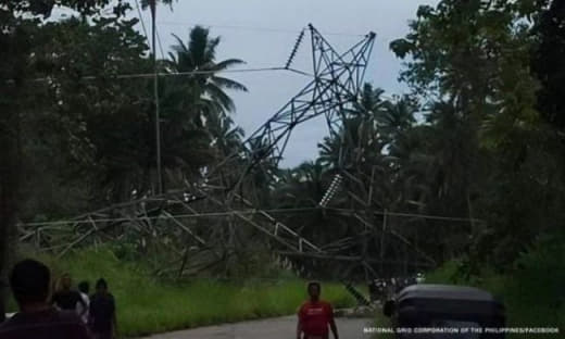 菲律宾北棉兰佬岛输电塔被炸多地面临轮流限电