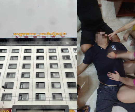 昨天下午2点，西港九州国际酒店，一名中国男子因心脏病突发身亡。警方接报...