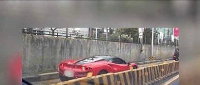 当地时间11月4日，菲律宾陆运署(LTO)表示，由于驾驶红色法拉利跑车...