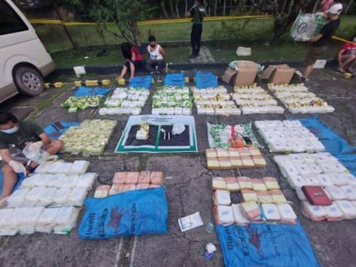 菲律宾缉毒署缉获16亿菲币毒品逮捕2毒嫌