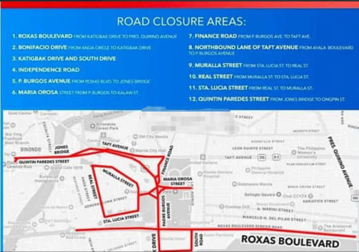 马尼拉市周日举行路跑活动中国城及市府多条道路封闭