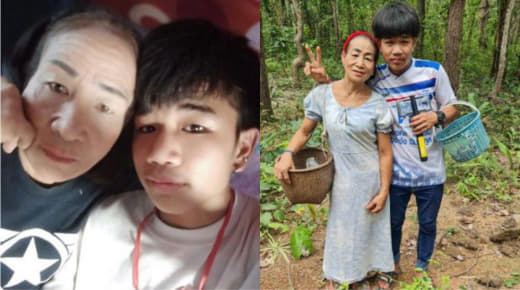 泰国一名19岁青年爱上56岁妇人，两人相恋长达两年后订婚，准备日后完婚...