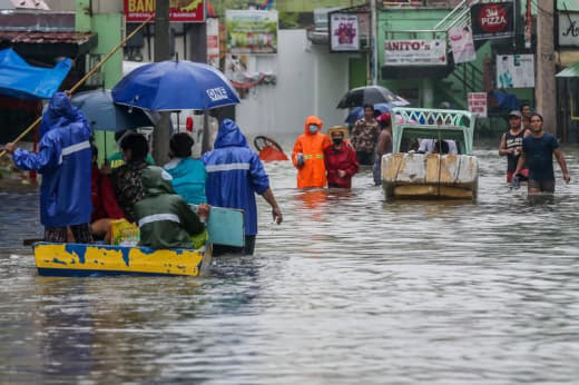 菲律宾强降雨已致27人死亡超61万人受灾
