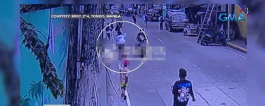 马尼拉市两青年团伙街头斗殴刚放学学生不幸被刺