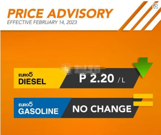 菲律宾柴油价格继续大幅下调汽油不变