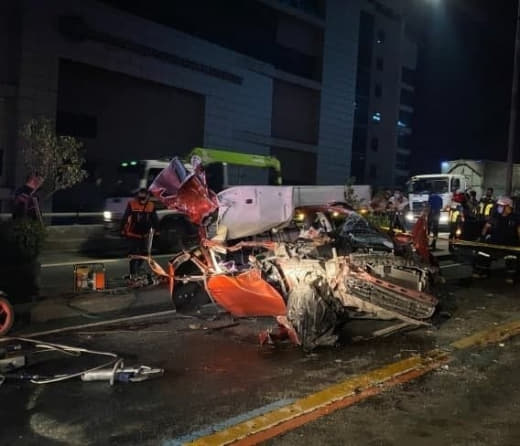 巴石市清晨车祸导致2人死亡2人受伤