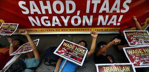 劳工组织呼吁将首都区最低日薪调至1140菲币
