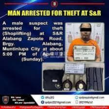菲律宾男子会员超市内偷盗两瓶洋酒被捕