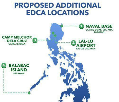 菲律宾公布新增四美军基地确切位置