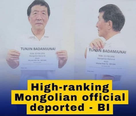 菲律宾移民局逮捕了涉嫌在蒙古因腐败指控被通缉的外国官员
