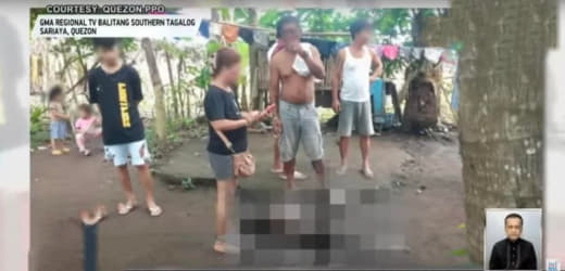 菲律宾奎松省(Quezon)Sariaya镇两名渔民因宰杀一名游客的宠...