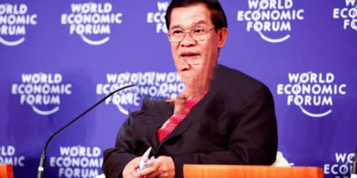 柬埔寨首相洪森表示，让后来者来维护柬埔寨的和平。
