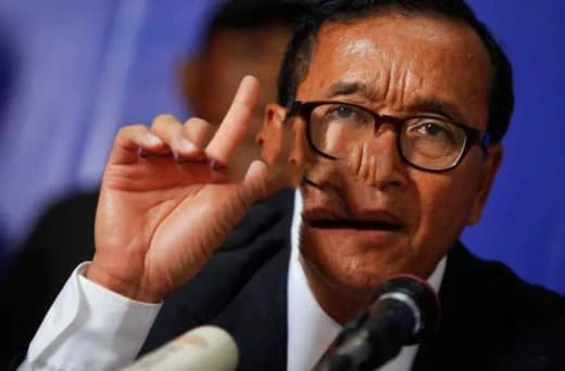 据柬媒消息，7月26日晚，原救国党主席沈良西在官方脸书直播，拒不承认柬...